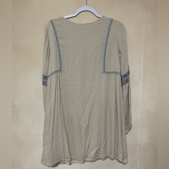 En Creme women's S oversized long sleeve boho southwest tunic/mini dress EUC - Picture 3 of 5